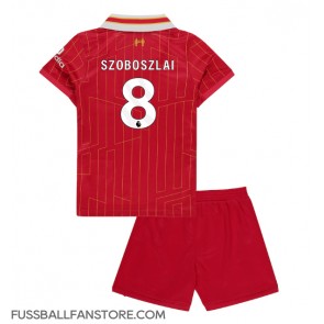 Liverpool Dominik Szoboszlai #8 Replik Heimtrikot Kinder 2024-25 Kurzarm (+ Kurze Hosen)